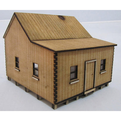 Trackside Models Laser Cut Kit - Sawtooth Shed - N Scale