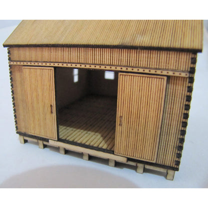 Trackside Models Laser Cut Kit - Sawtooth Shed - N Scale