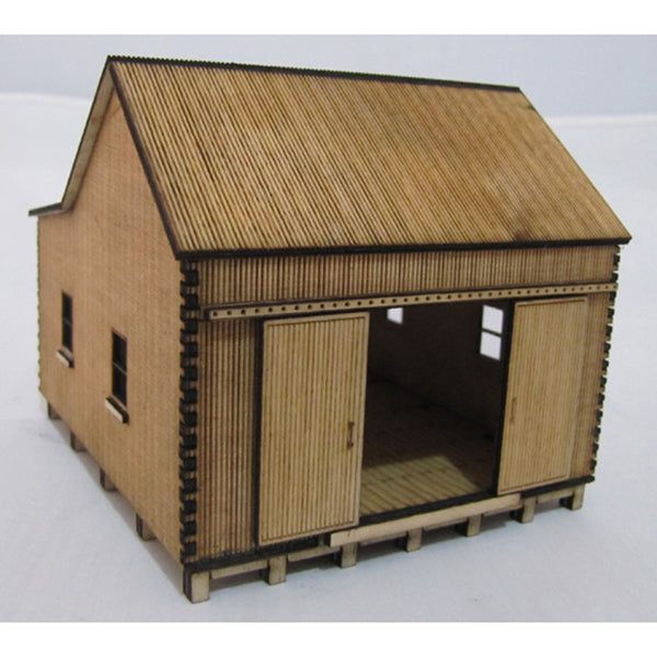 Trackside Models Laser Cut Kit - Sawtooth Shed - N Scale