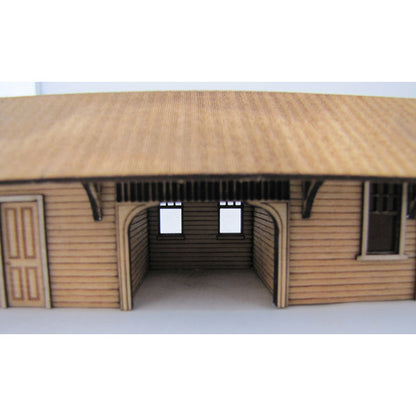 Trackside Models Laser Cut Kit - QLD Waiting Station - HO Scale