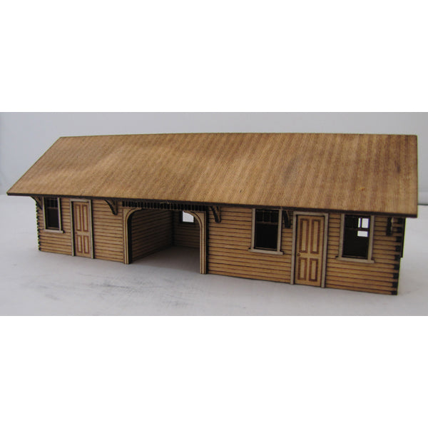 Trackside Models Laser Cut Kit - QLD Waiting Station - HO Scale