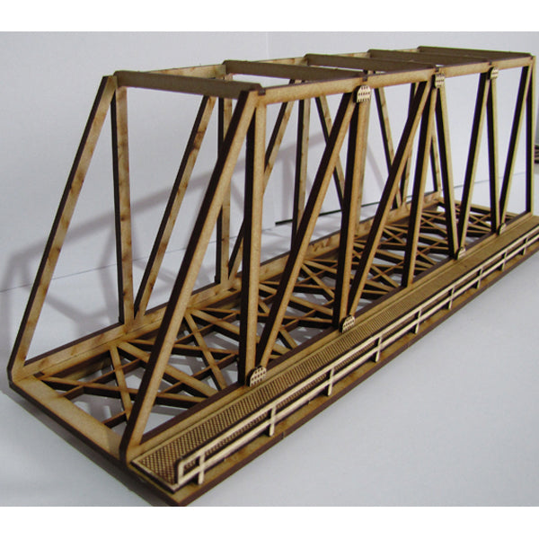 Trackside Models Laser Cut Kit - Single Truss Bridge - HO Scale