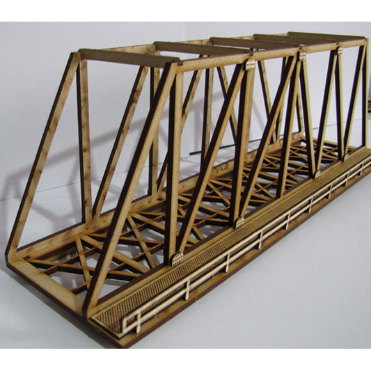 Trackside Models Laser Cut Kit - Single Truss Bridge - HO Scale