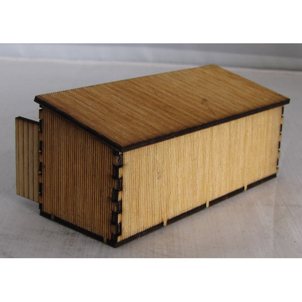 Trackside Models Laser Cut Kit - Wayside Shed  - HO Scale