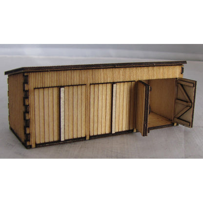Trackside Models Laser Cut Kit - Wayside Shed  - HO Scale