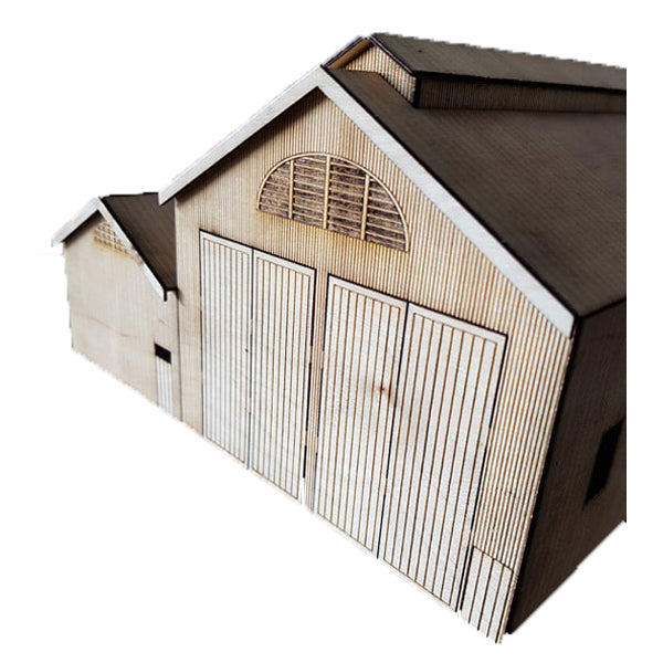 Trackside Models Laser Cut Kit - Strath Engine Shed - HO Scale