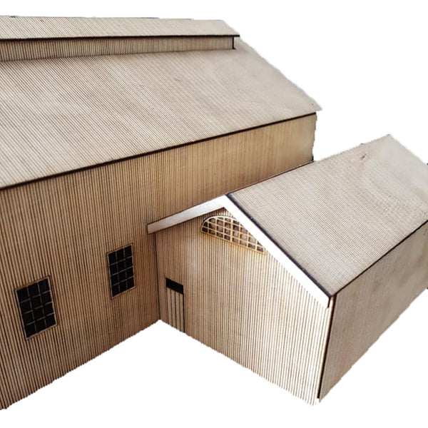 Trackside Models Laser Cut Kit - Strath Engine Shed - HO Scale