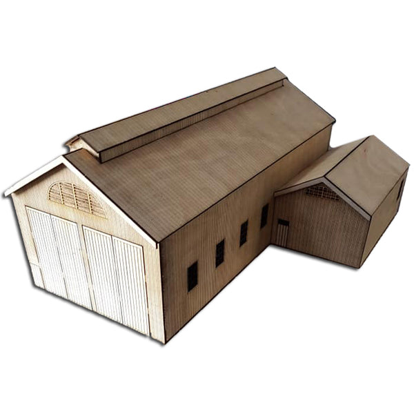 Trackside Models Laser Cut Kit - Strath Engine Shed - HO Scale