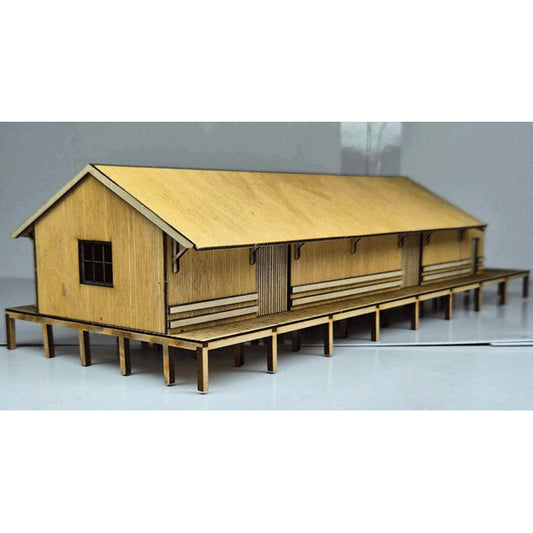 Trackside Models Laser Cut Kit - NSW G4 Goods Shed - HO Scale
