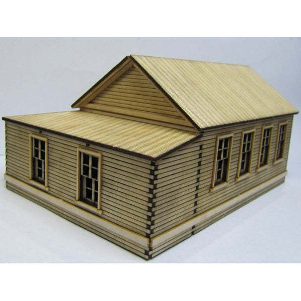 Trackside Models Laser Cut Kit - The School - HO Scale