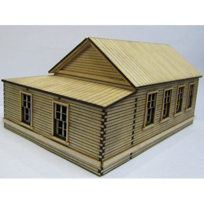 Trackside Models Laser Cut Kit - The School - HO Scale