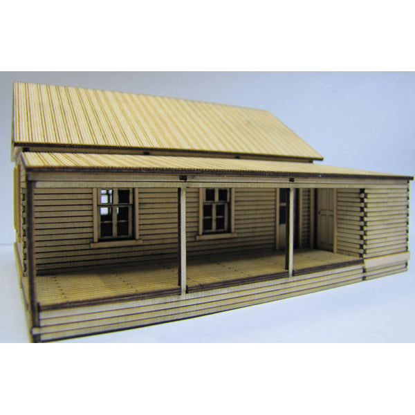 Trackside Models Laser Cut Kit - The School - HO Scale
