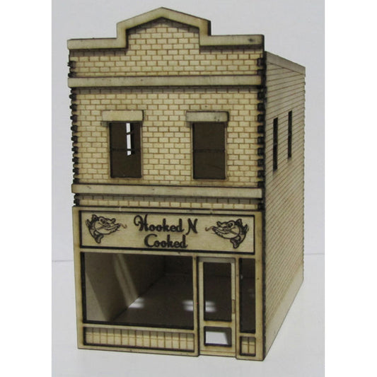 Trackside Models Laser Cut Kit - Fish n Chips - HO Scale