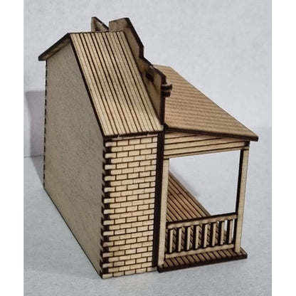 Trackside Models Laser Cut Kit - Low Relief Lawyers - HO Scale
