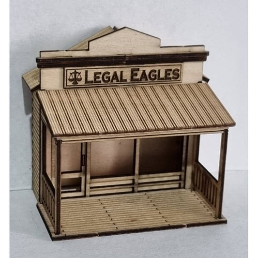 Trackside Models Laser Cut Kit - Low Relief Lawyers - HO Scale