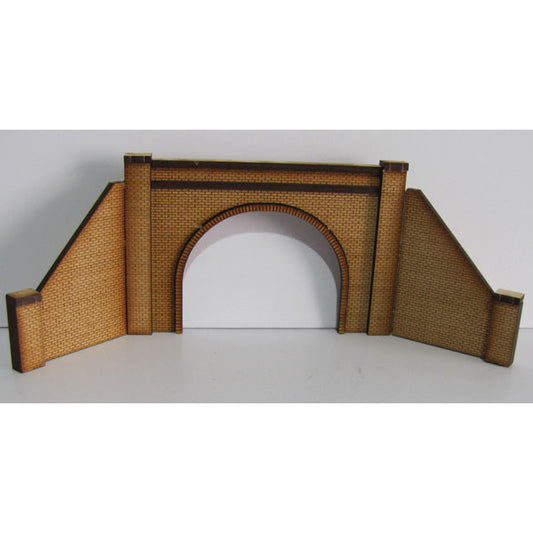 Trackside Models Laser Cut Kit - Double Tunnel Portal - HO Scale