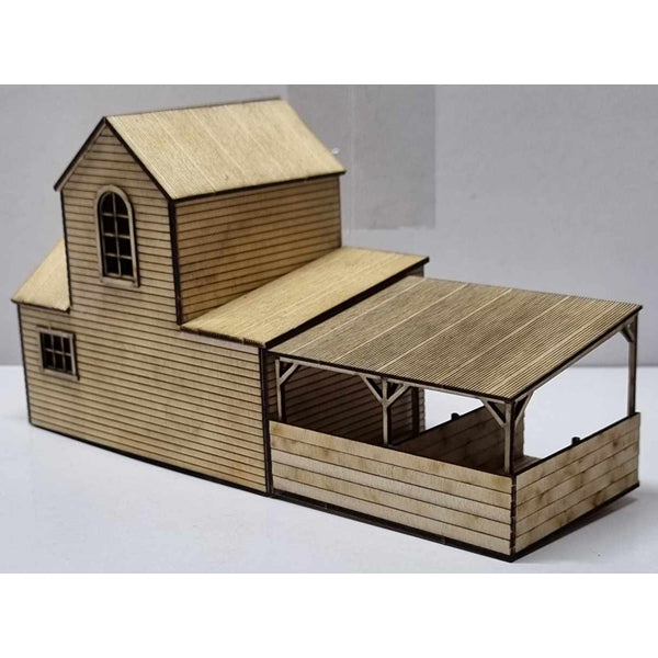 Trackside Models Laser Cut Kit - Hardware Store  - HO Scale