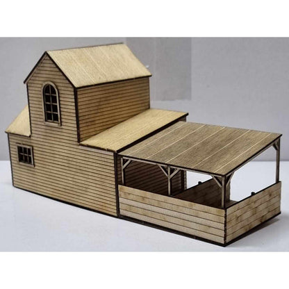 Trackside Models Laser Cut Kit - Hardware Store  - HO Scale