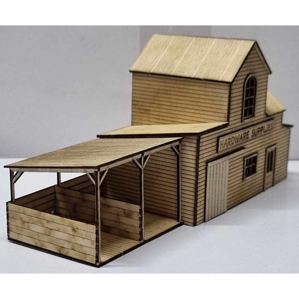 Trackside Models Laser Cut Kit - Hardware Store  - HO Scale
