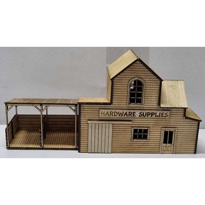 Trackside Models Laser Cut Kit - Hardware Store  - HO Scale