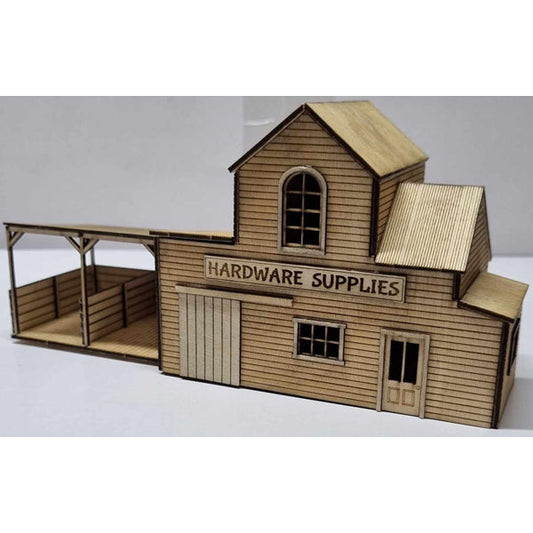 Trackside Models Laser Cut Kit - Hardware Store  - HO Scale