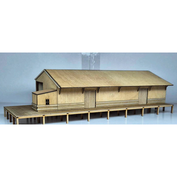 Trackside Models Laser Cut Kit - NSW G6 Goods Shed - HO Scale