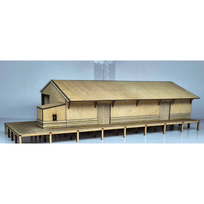 Trackside Models Laser Cut Kit - NSW G6 Goods Shed - HO Scale