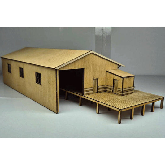 Trackside Models Laser Cut Kit - NSW G6 Goods Shed - HO Scale