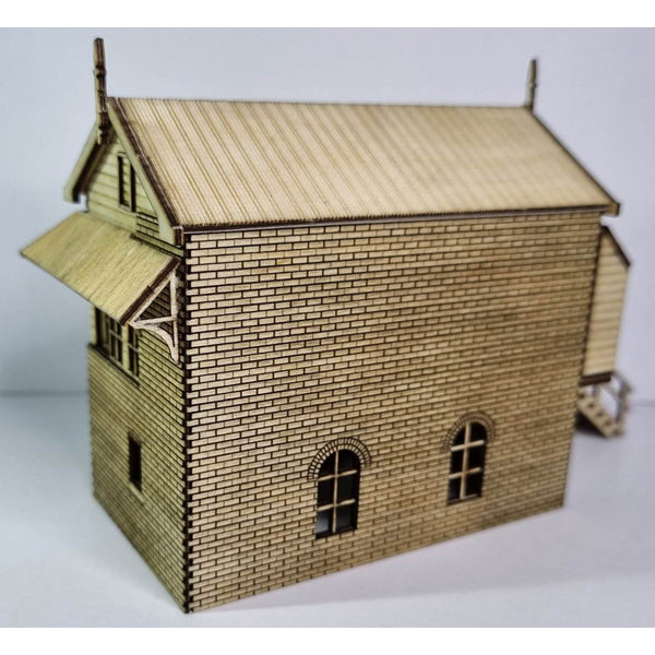 Trackside Models Laser Cut Kit - The Signal Box - HO Scale