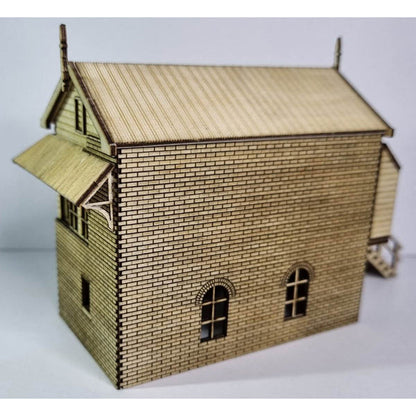 Trackside Models Laser Cut Kit - The Signal Box - HO Scale