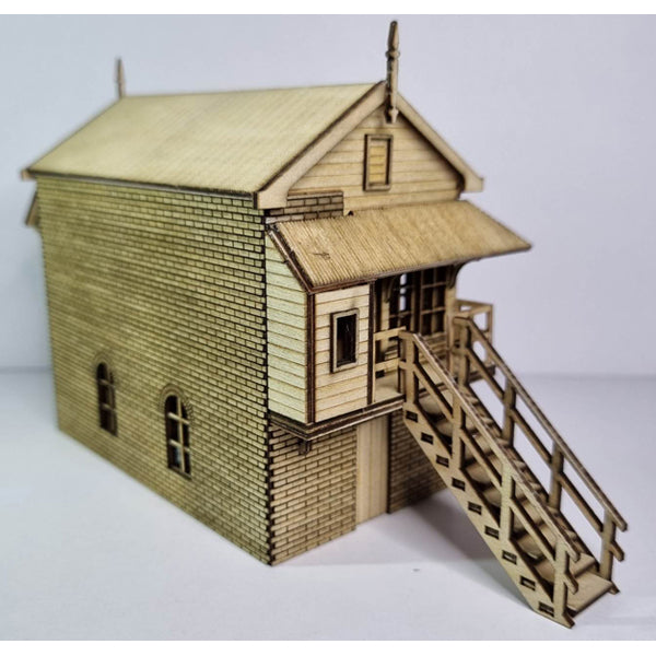 Trackside Models Laser Cut Kit - The Signal Box - HO Scale