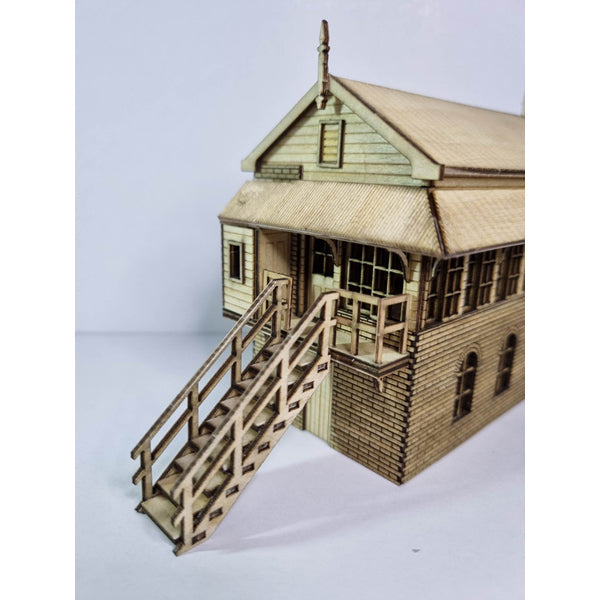 Trackside Models Laser Cut Kit - The Signal Box - HO Scale
