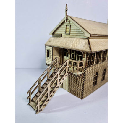 Trackside Models Laser Cut Kit - The Signal Box - HO Scale