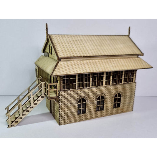 Trackside Models Laser Cut Kit - The Signal Box - HO Scale