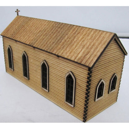 Trackside Models Laser Cut Kit - Country Church  - HO Scale