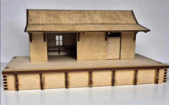 Trackside Models Laser Cut Kit - NSW A2 Passenger Station  - HO Scale
