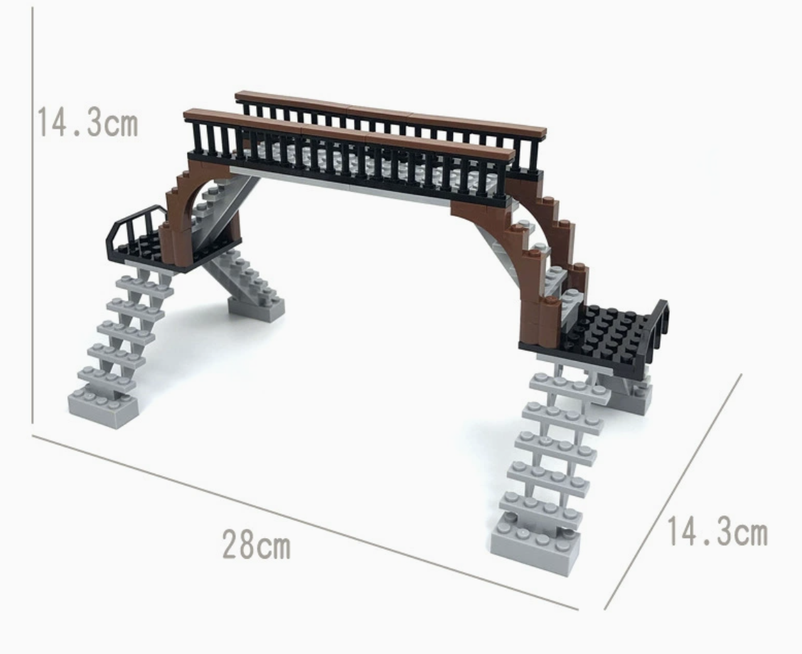BuildingToys Brick Passenger Overhead Steps