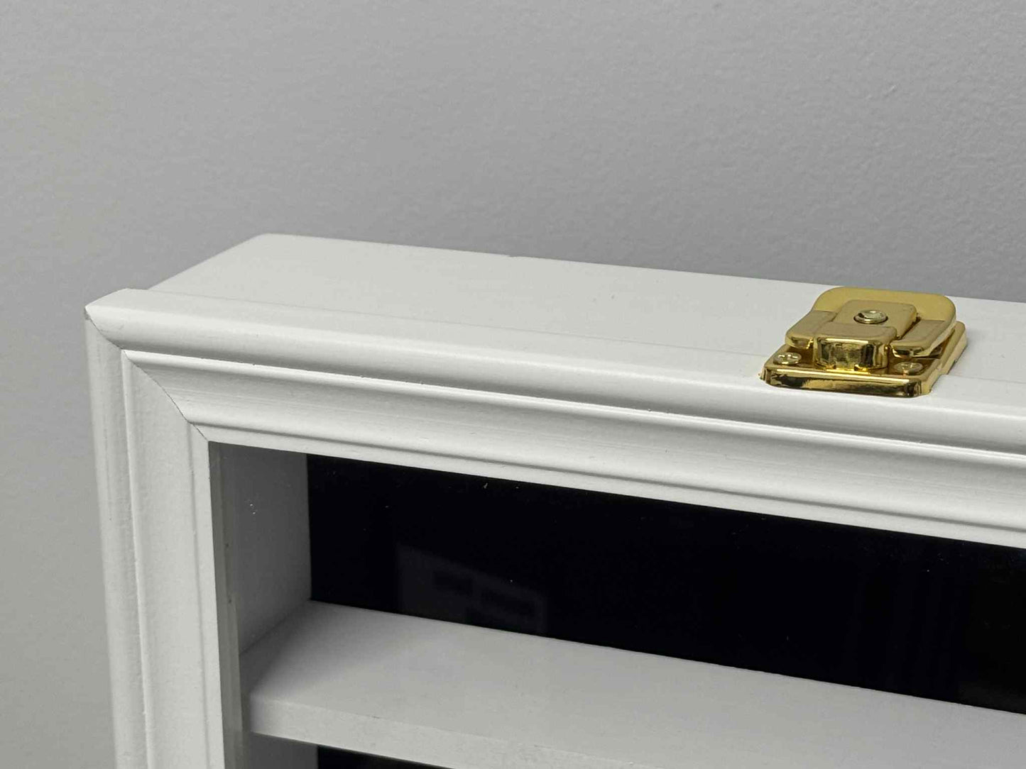 Timber Display Case - White