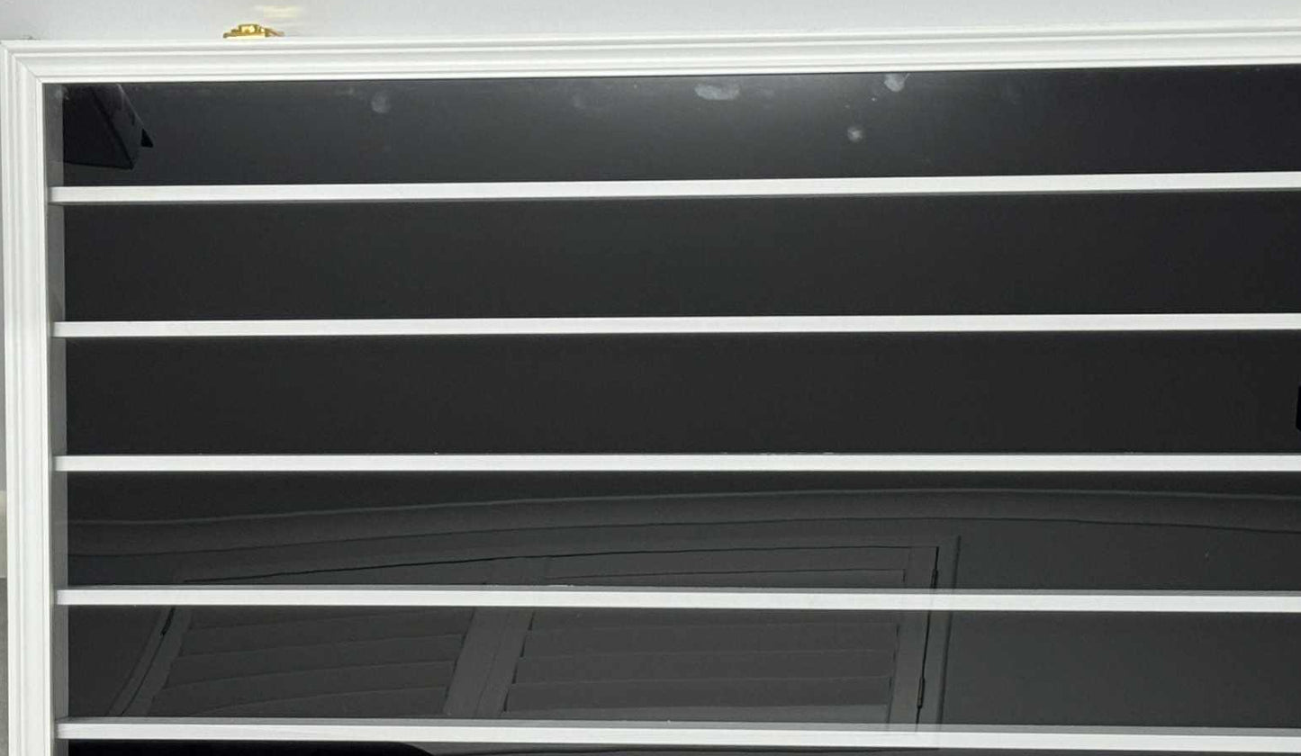 Timber Display Case - White