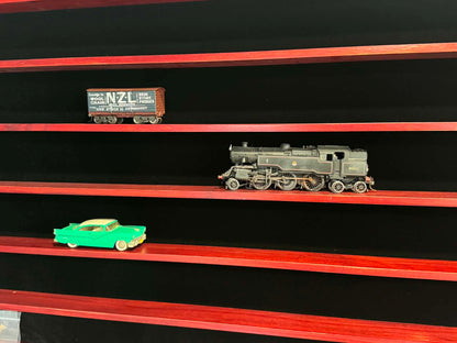 Timber Display Case - Cherry Red