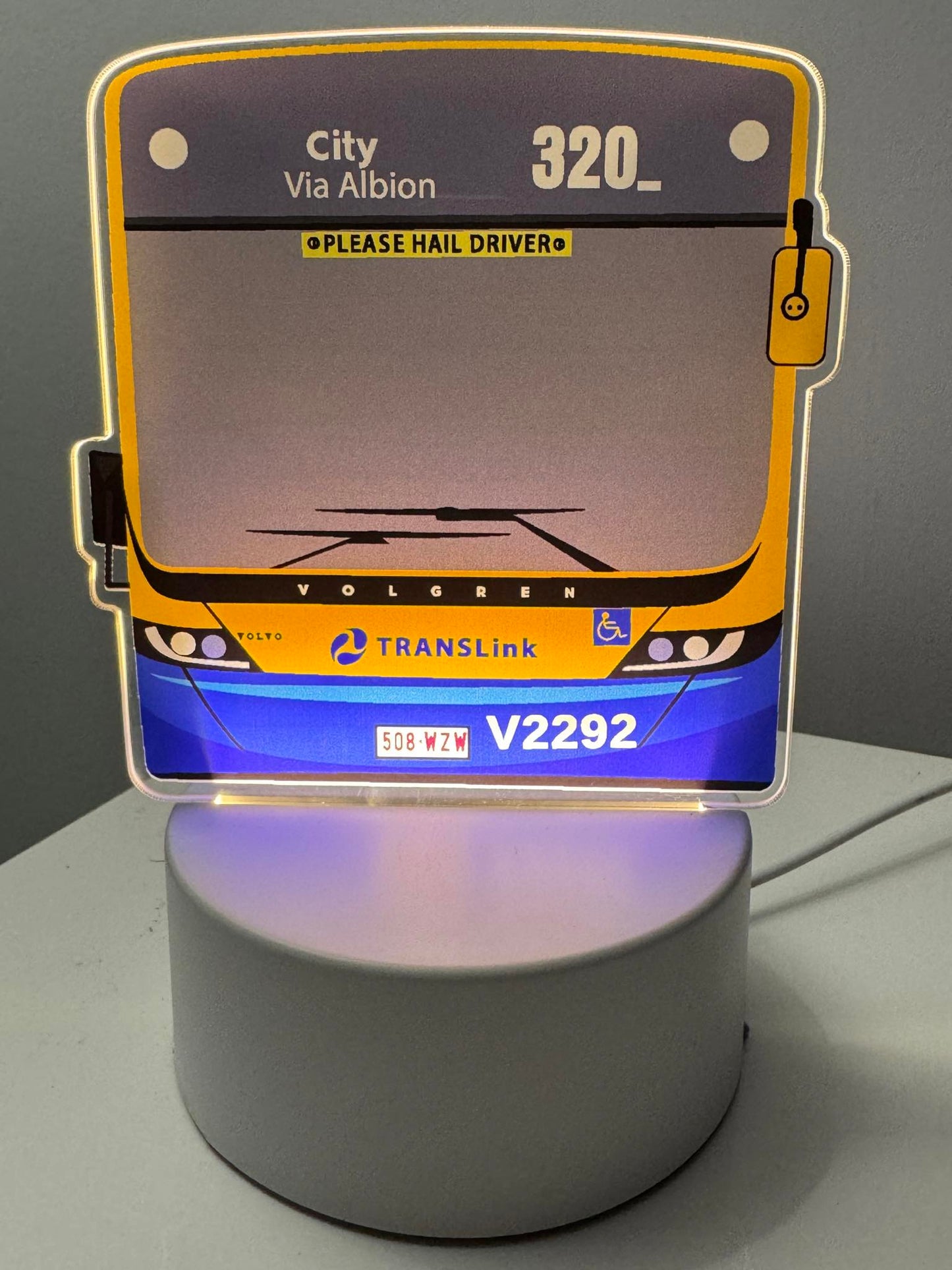 USB Lamp - Brisbane City Bus