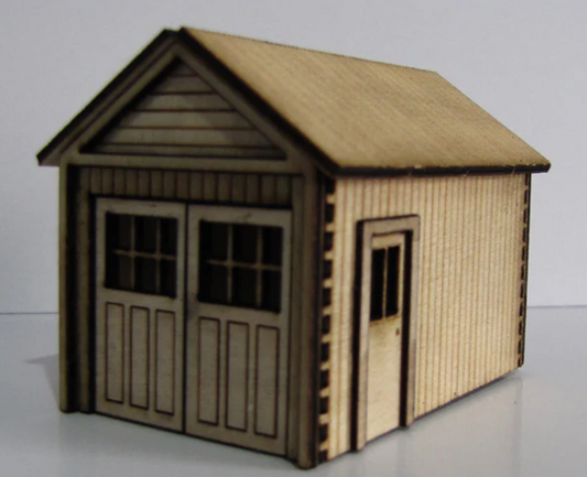 Trackside Models Laser Cut Kit - The Garage - HO Scale