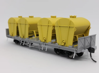 Wuiske Models HJC Cement Wagons Pack 4 Set of 3 Queensland Rail HO Standard Gauge