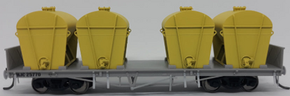 Wuiske Models HJC Cement Wagons Pack 4 Set of 3 Queensland Rail HO Standard Gauge