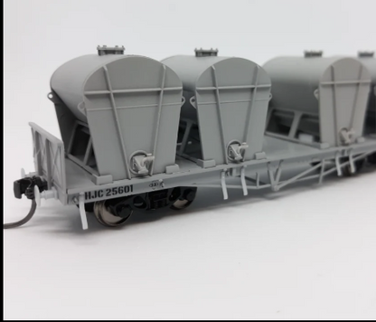 Wuiske Models HJC Cement Wagons Pack 2 Set of 3 Queensland Rail HO Standard Gauge