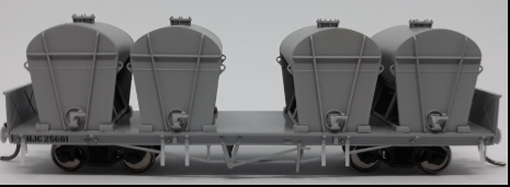 Wuiske Models HJC Cement Wagons Pack 2 Set of 3 Queensland Rail HO Standard Gauge