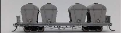 Wuiske Models HJC Cement Wagons Pack 2 Set of 3 Queensland Rail HO Standard Gauge