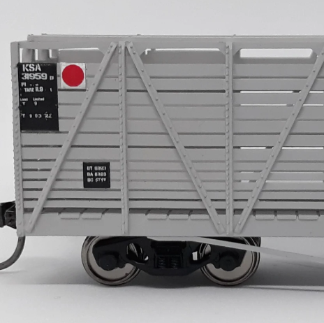 Wuiske Models KSA Cattle Wagons Pack 1 Set of 3 Queensland Rail HO Standard Gauge