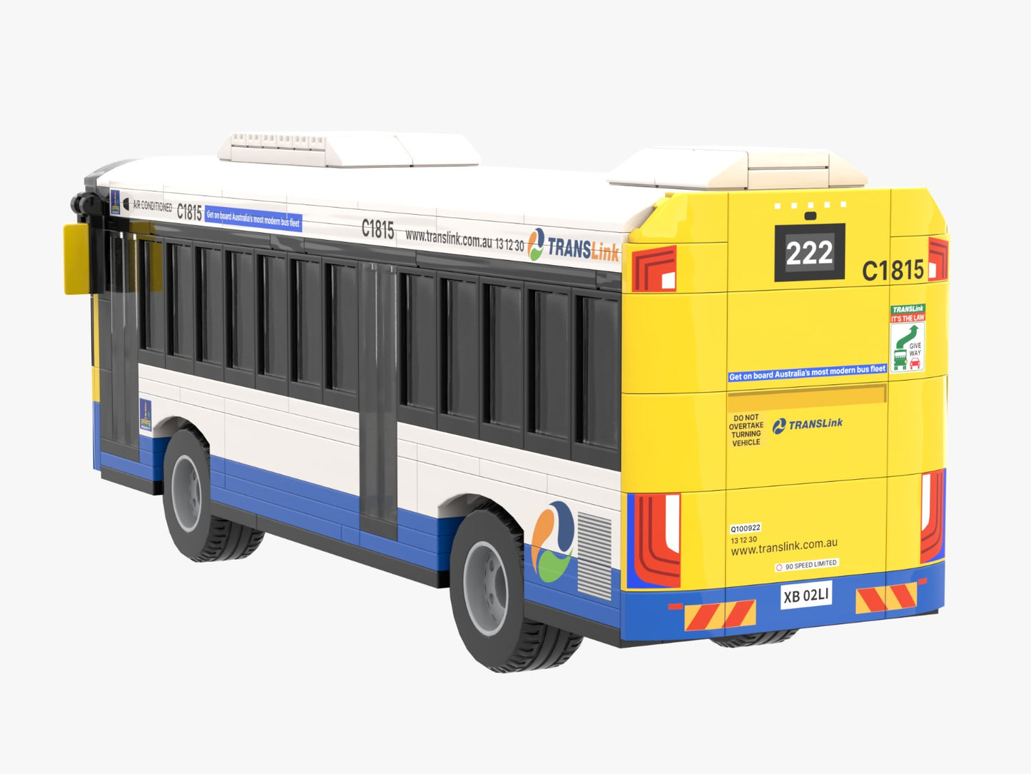 BuildingToys Brick Bus - Brisbane City Bus