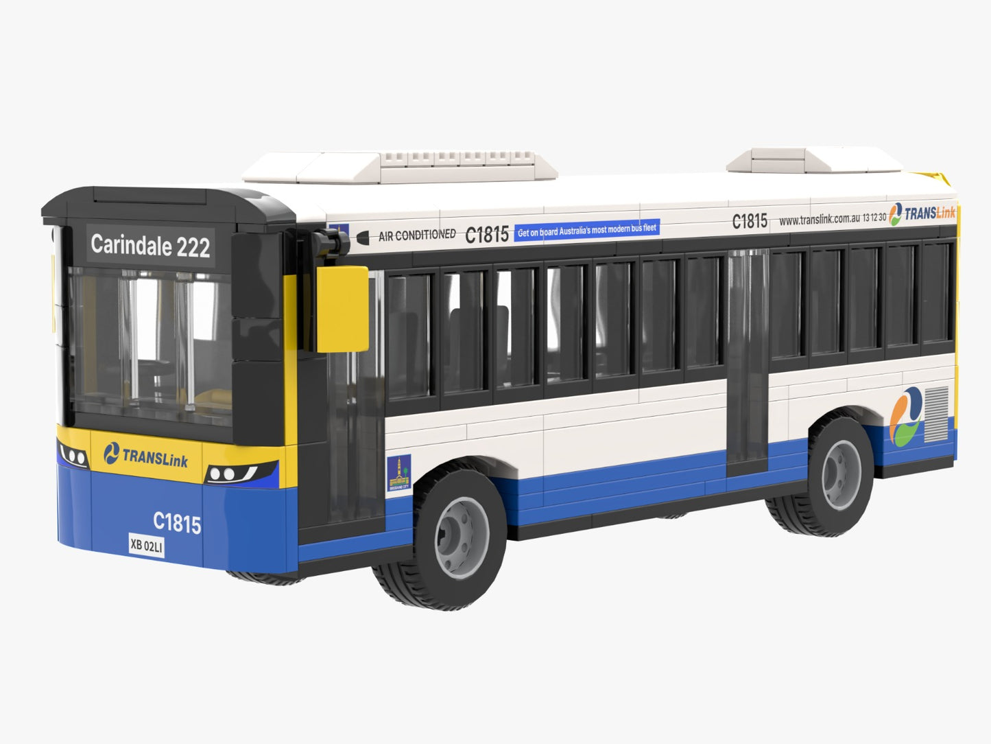 BuildingToys Brick Bus - Brisbane City Bus